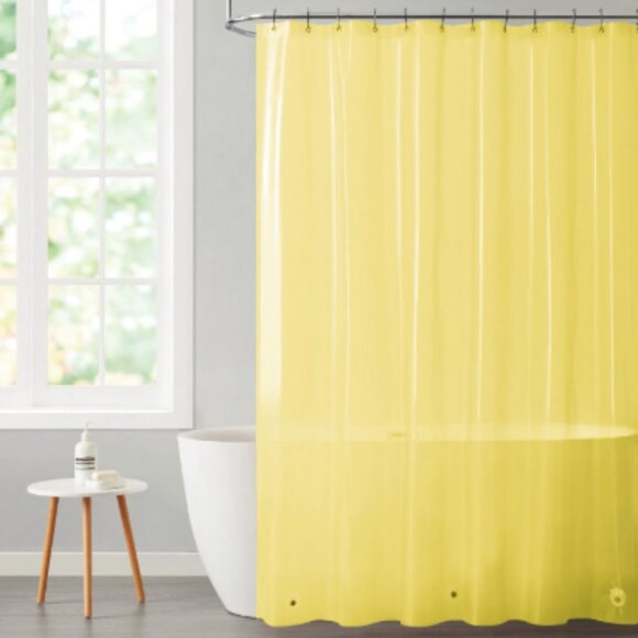 NWT Yellow Shower Curtain Liner - Picture 1 of 1